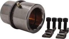 Dayton Lamina - 1-3/4" ID x 3-3/8" OAL, Steel, Bronze Plated Die & Mold Shoulder Bushing - Shoulder, 2-1/2" Bottom OD, 2-1/4" Top OD, 2.658" Collar OD, 2" Under Collar, 1-3/8" Above Collar - A1 Tooling