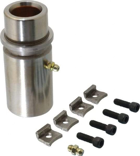 Dayton Lamina - 1" ID x 3-15/16" OAL, Steel, Bronze Plated Die & Mold Shoulder Bushing - Extra Long Shoulder, 1.72" Bottom OD, 1-1/2" Top OD, 1.845" Collar OD, 3" Under Collar, 15/16" Above Collar - A1 Tooling