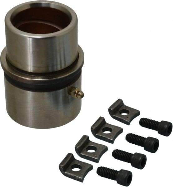 Dayton Lamina - 1-3/4" ID x 4-3/8" OAL, Steel, Bronze Plated Die & Mold Shoulder Bushing - Extra Long Shoulder, 2-1/2" Bottom OD, 2-1/4" Top OD, 2.658" Collar OD, 3" Under Collar, 1-3/8" Above Collar - A1 Tooling