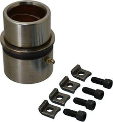 Dayton Lamina - 1-3/4" ID x 4-3/8" OAL, Steel, Bronze Plated Die & Mold Shoulder Bushing - Extra Long Shoulder, 2-1/2" Bottom OD, 2-1/4" Top OD, 2.658" Collar OD, 3" Under Collar, 1-3/8" Above Collar - A1 Tooling