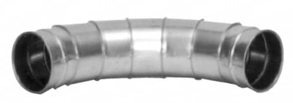 Made in USA - 6" ID Galvanized Duct Fitting - 10.32" Long, 24 Gage - A1 Tooling