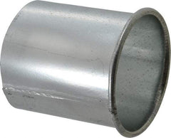 Made in USA - 4" ID Galvanized Duct Adapter - 4" Long, 22 Gage - A1 Tooling