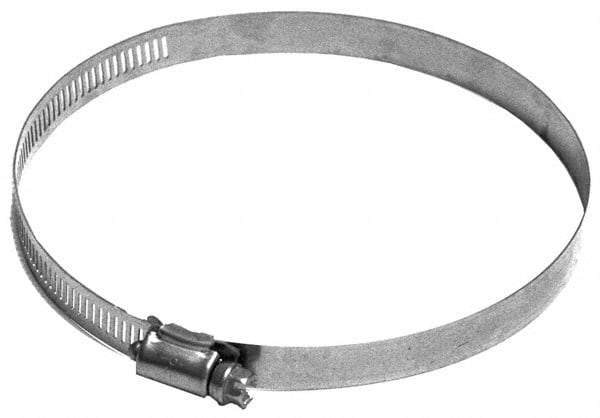 Made in USA - 5-1/2" ID Stainless Steel Duct Hose Clamp - 1/2" Long - A1 Tooling