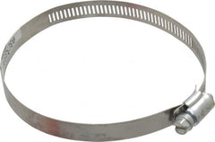 Made in USA - 4-1/2" ID Stainless Steel Duct Hose Clamp - 1/2" Long - A1 Tooling