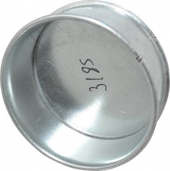 Made in USA - 6" ID Galvanized Duct End Cap - 2" Long, 24 Gage - A1 Tooling