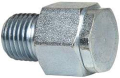 LDI Industries - 1/4 Thread, Steel, Zinc Plated, Filter Vent - 1-3/16" High, 3/4" Hex Flats Diam - A1 Tooling