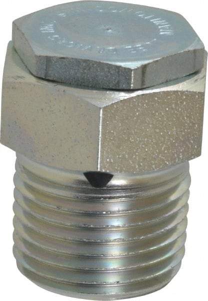 LDI Industries - 1/2 Thread, Steel, Zinc Plated, Filter Vent - 1-7/32" High, 1-15/16" Hex Flats Diam - A1 Tooling