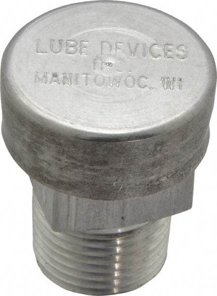 LDI Industries - 3/8 Thread, Aluminum, Protected Vent - 1-1/4" High, 1" Hex Flats Diam - A1 Tooling