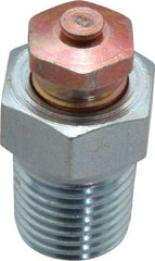 LDI Industries - 1/4-18 Thread, 1 to 5 psi Relief Pressure, Steel, Relief Vent - 1-1/8" High, 15.75mm Hex Flats Diam - A1 Tooling