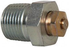 LDI Industries - 3/8-18 Thread, 15 to 25 psi Relief Pressure, Steel, Relief Vent - 1-3/16" High, 19.05mm Hex Flats Diam - A1 Tooling