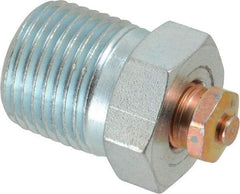 LDI Industries - 1/2-14 Thread, 1 to 5 psi Relief Pressure, Steel, Relief Vent - 1-3/8" High, 22.35mm Hex Flats Diam - A1 Tooling