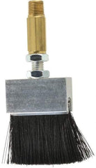 LDI Industries - 1-1/2" Long Brush, 1-1/2" Width/Diam, PTF Thread Oil Reservoir Lubrication Brushes - 1-5/32" Bristle Length, 250°F, 2-3/8" Length Under Mounting Thread, Straight Shank - A1 Tooling