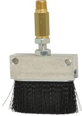 LDI Industries - 2-1/4" Long Brush, 2-1/4" Width/Diam, PTF Thread Oil Reservoir Lubrication Brushes - 1-5/32" Bristle Length, 250°F, 2-3/8" Length Under Mounting Thread, Straight Shank - A1 Tooling