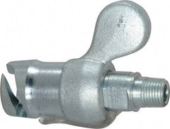 Alemite - 10,000 Operating psi, 1/8 Thread, Grease Gun Coupler - NPTF (M) Thread - A1 Tooling