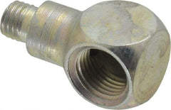 Alemite - 90° Head Angle, Grease Fitting Adapter - 1-1/32" Overall Height, 7/32" Shank Length - A1 Tooling