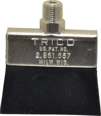 Trico - 2" Long Brush, 2" Width/Diam, NPT Thread Oil Reservoir Lubrication Brushes - 200°F, 2-5/16" Length Under Mounting Thread, Straight Shank - A1 Tooling