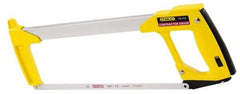 Stanley - 12" Hacksaw - 4-1/2" Throat Depth, Contoured Aluminum D-Style Handle - A1 Tooling