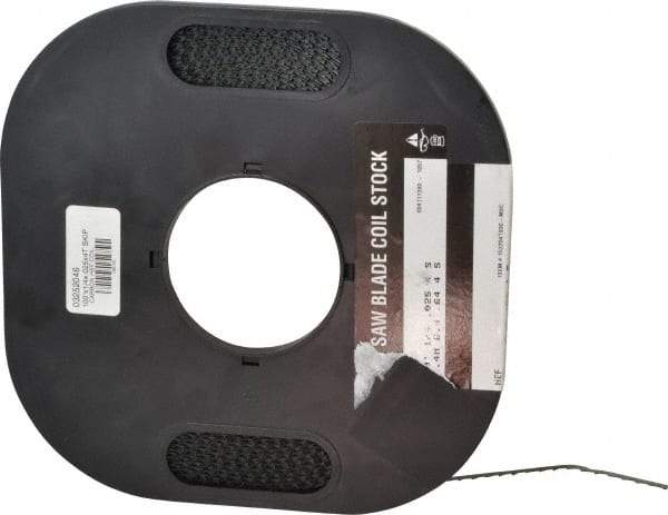 M.K. MORSE - 1/4" x 100' x 0.025" Carbon Steel Band Saw Blade Coil Stock - 4 TPI, Toothed Edge, Skip Form, Raker Set, Flexible Back, Constant Pitch, - A1 Tooling