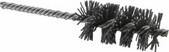 Osborn - 1-1/4" Diam Helical Nylon Tube Brush - 2-1/2" Brush Length, 5-1/2" OAL, 1/4" Diam Shank - A1 Tooling