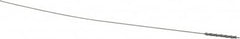 Osborn - 0.05" Diam Helical Nylon Tube Brush - 1/2" Brush Length, 4" OAL, 0.023" Diam Shank - A1 Tooling