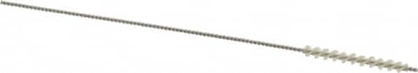 Osborn - 0.105" Diam Helical Nylon Tube Brush - 1" Brush Length, 4" OAL, 0.046" Diam Shank - A1 Tooling