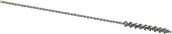 Osborn - 0.135" Diam Helical Nylon Tube Brush - 1" Brush Length, 4" OAL, 0.067" Diam Shank - A1 Tooling