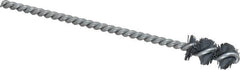 Osborn - 0.515" Diam Helical Nylon Tube Brush - 1" Brush Length, 5" OAL, 0.169" Diam Shank - A1 Tooling