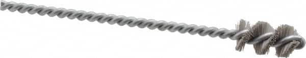 Osborn - 0.515" Diam Helical Nylon Tube Brush - 1" Brush Length, 5" OAL, 0.169" Diam Shank - A1 Tooling