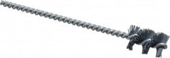 Osborn - 0.64" Diam Helical Nylon Tube Brush - 1" Brush Length, 5" OAL, 0.169" Diam Shank - A1 Tooling