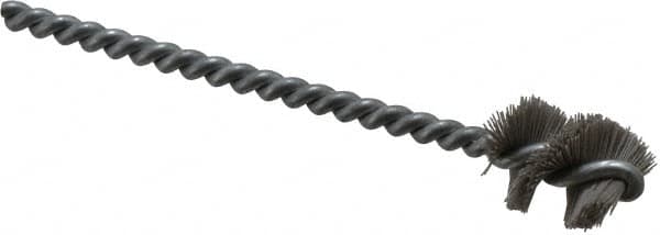 Osborn - 0.765" Diam Helical Nylon Tube Brush - 1" Brush Length, 5" OAL, 0.228" Diam Shank - A1 Tooling