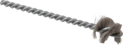 Osborn - 1.015" Diam Helical Nylon Tube Brush - 1" Brush Length, 5" OAL, 1/4" Diam Shank - A1 Tooling