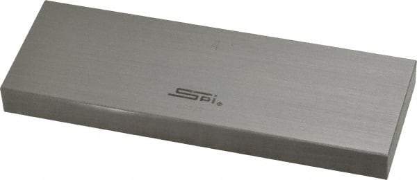 SPI - 4" Rectangular Steel Gage Block - Accuracy Grade 0, Includes NIST Traceability Certification - A1 Tooling