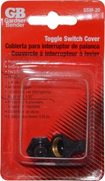 Gardner Bender - 12 Volt, Toggle Boot - 1 Switch, Black - A1 Tooling