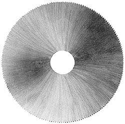 Made in USA - 2-1/2" Diam x 0.045" Blade Thickness, 1/2" Arbor Hole Diam, 110 Teeth, Solid Carbide, Jeweler's Saw - Uncoated - A1 Tooling