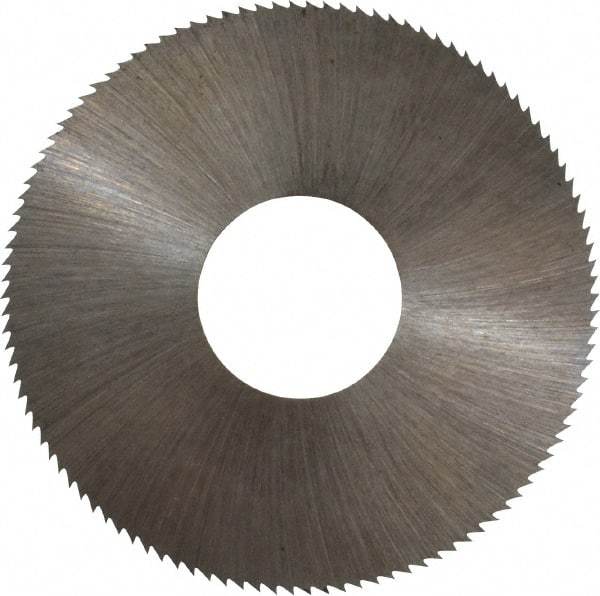 Value Collection - 1-1/2" Diam x 0.016" Blade Thickness, 1/2" Arbor Hole Diam, 110 Teeth, High Speed Steel, Jeweler's Saw - Uncoated, Keyway - A1 Tooling