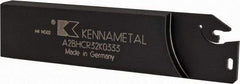 Kennametal - 1.2598" Blade Height, 0.315" Blade Width, 4.9213" OAL, Right Hand Cut, Single End Indexable Cut-Off Blade - 33mm Max Depth of Cut, A2BNC Blade, A2 Cut-Off Series - A1 Tooling