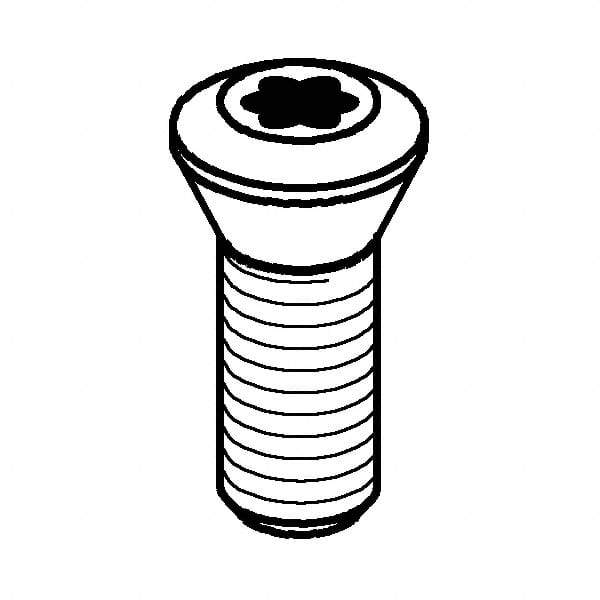 Kennametal - Lock Screw for Indexables - M6 Thread, For Use with Wedges - A1 Tooling