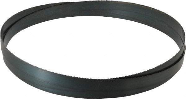 Starrett - 10 TPI, 11' 6" Long x 1" Wide x 0.035" Thick, Welded Band Saw Blade - Carbon Steel, Toothed Edge, Raker Tooth Set, Flexible Back, Contour Cutting - A1 Tooling