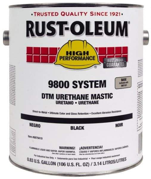 Rust-Oleum - 1 Gal Gloss Navy Gray Urethane Mastic - 162 to 274 Sq Ft/Gal Coverage, <340 g/L VOC Content, Direct to Metal - A1 Tooling