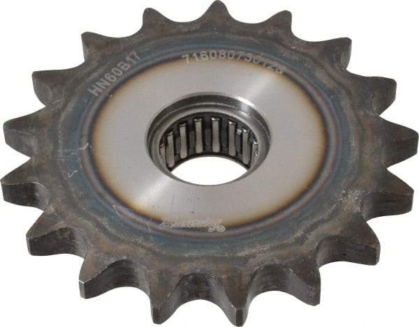 Browning - 4.46" Outside Diam, Steel, Chain Idler Sprocket - Chain Size 60 - A1 Tooling