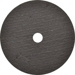 Norton - 3" 36 Grit Aluminum Oxide Cutoff Wheel - 1/16" Thick, 3/8" Arbor, 25,465 Max RPM, Use with Die Grinders - A1 Tooling