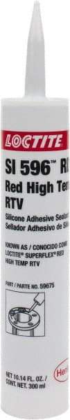 Loctite - 300 mL Cartridge Red RTV Silicone Joint Sealant - 30 min Tack Free Dry Time, 24 hr Full Cure Time, Series 198 - A1 Tooling