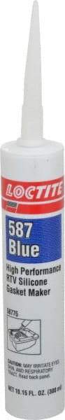 Loctite - 300 mL Cartridge Blue RTV Silicone Joint Sealant - 30 min Tack Free Dry Time, 24 hr Full Cure Time, Series 587 - A1 Tooling