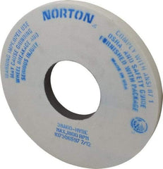 Norton - 14" Diam x 5" Hole x 1" Thick, H Hardness, 60 Grit Surface Grinding Wheel - Aluminum Oxide, Type 1, Medium Grade, 1,800 Max RPM, Vitrified Bond, No Recess - A1 Tooling