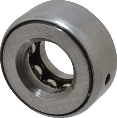 INA Bearing - 9/16" Inside x 1-7/32" Outside Diam, 9/16" Thick, Steel Ball Thrust Bearing - 5,600 Lbs. Static Capacity, 3,850 Max Pressure x Velocity - A1 Tooling