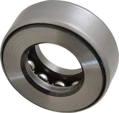 INA Bearing - 1" Inside x 1.969" Outside Diam, 3/4" Thick, Steel Ball Thrust Bearing - 15,100 Lbs. Static Capacity, 8,500 Max Pressure x Velocity - A1 Tooling