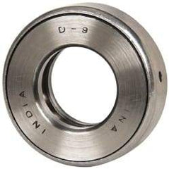 INA Bearing - 1" Inside x 1.969" Outside Diam, 5/8" Thick, Steel Ball Thrust Bearing - 13,100 Lbs. Static Capacity, 6,700 Max Pressure x Velocity - A1 Tooling