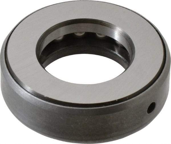 INA Bearing - 1-1/8" Inside x 2-3/32" Outside Diam, 5/8" Thick, Steel Ball Thrust Bearing - 14,000 Lbs. Static Capacity, 6,900 Max Pressure x Velocity - A1 Tooling