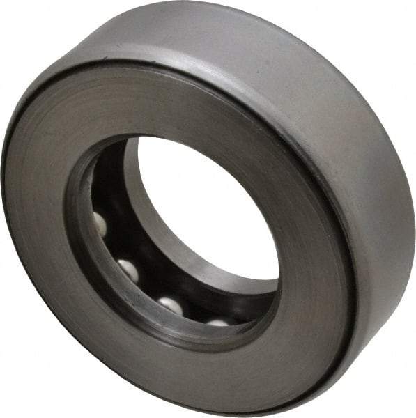 INA Bearing - 1-1/4" Inside x 2-11/32" Outside Diam, 3/4" Thick, Steel Ball Thrust Bearing - 18,800 Lbs. Static Capacity, 9,300 Max Pressure x Velocity - A1 Tooling