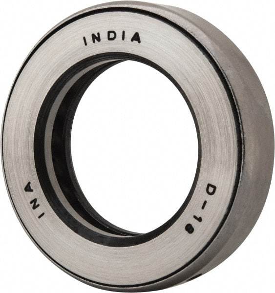 INA Bearing - 1-9/16" Inside x 2-19/32" Outside Diam, 5/8" Thick, Steel Ball Thrust Bearing - 18,300 Lbs. Static Capacity, 7,700 Max Pressure x Velocity - A1 Tooling